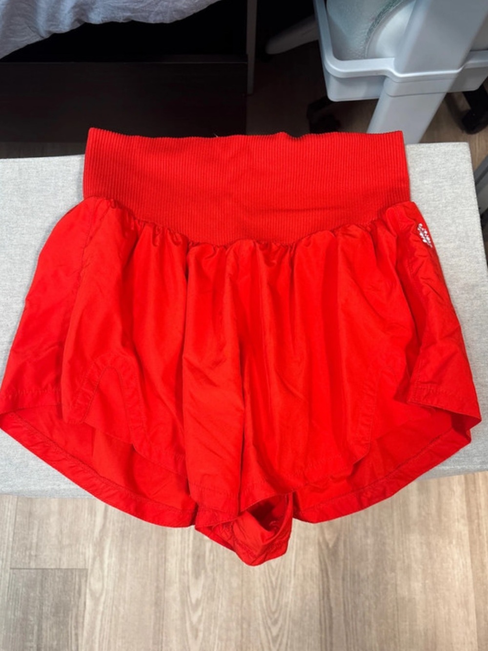Red Free People Movement Flowy Athletic Shorts